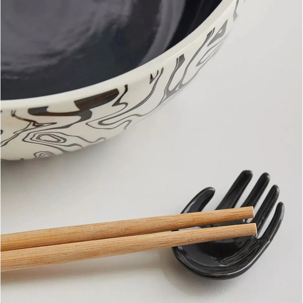 NWT Urban Outfitters Hand Ramen Bowl Set - Picture 3 of 14
